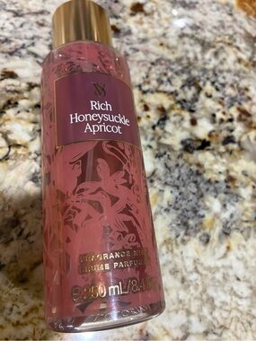 Victoria Secret Rich Honeysuckle Apricot Fragrance Mist  slight use.